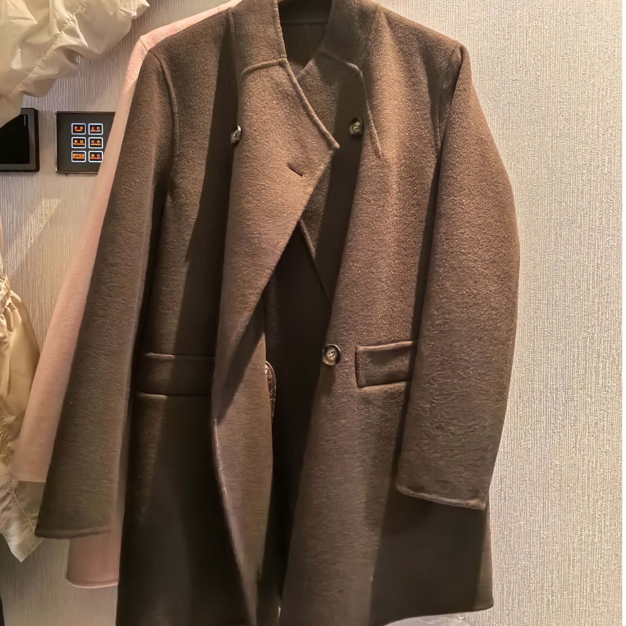 EDFNOT/杨红霞汝意BN宽松羊毛大衣BNMTCL051