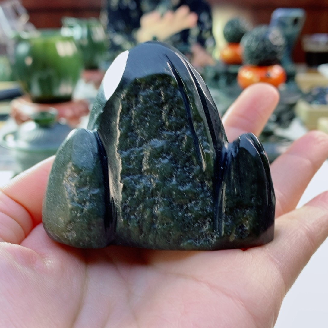 和田玉（青玉）未镶嵌摆件