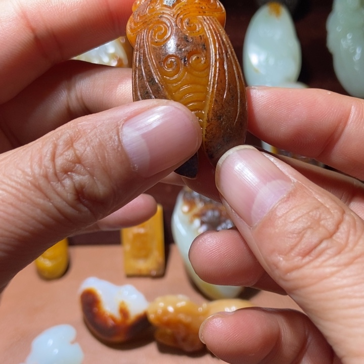 和田玉手链未镶嵌大*海