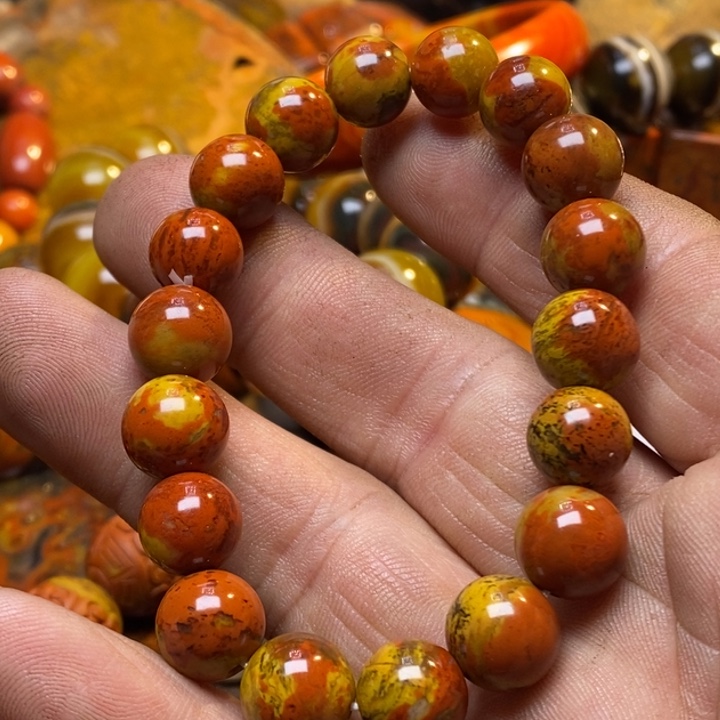 合金手链玛瑙/玉髓拾**月