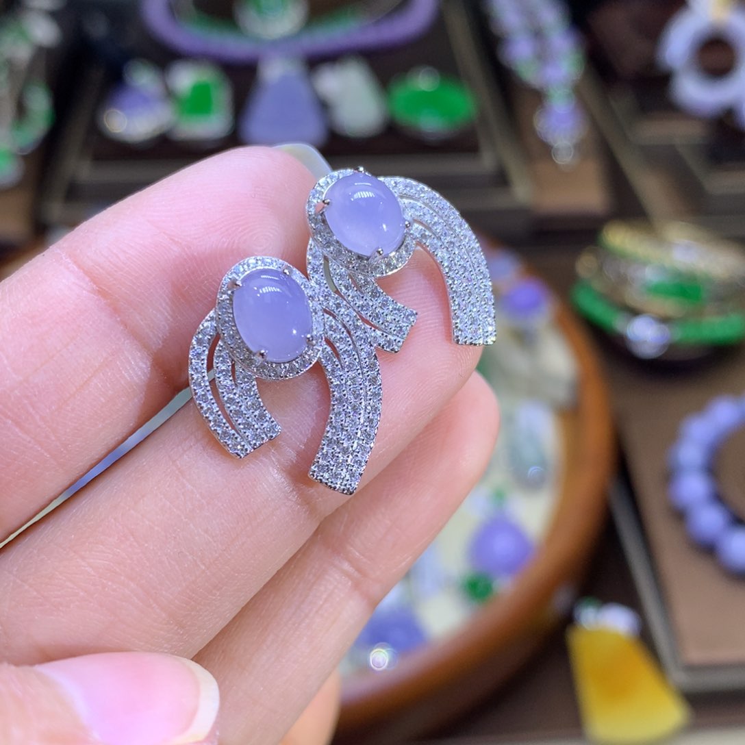 翡翠颈饰银S925镶嵌翡翠