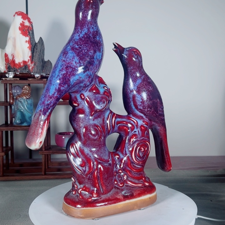 钧瓷小客杯伯*赫喜上眉梢