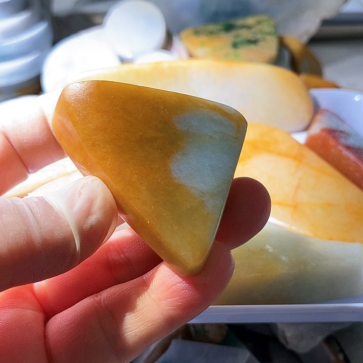 散珠翡翠边角料41