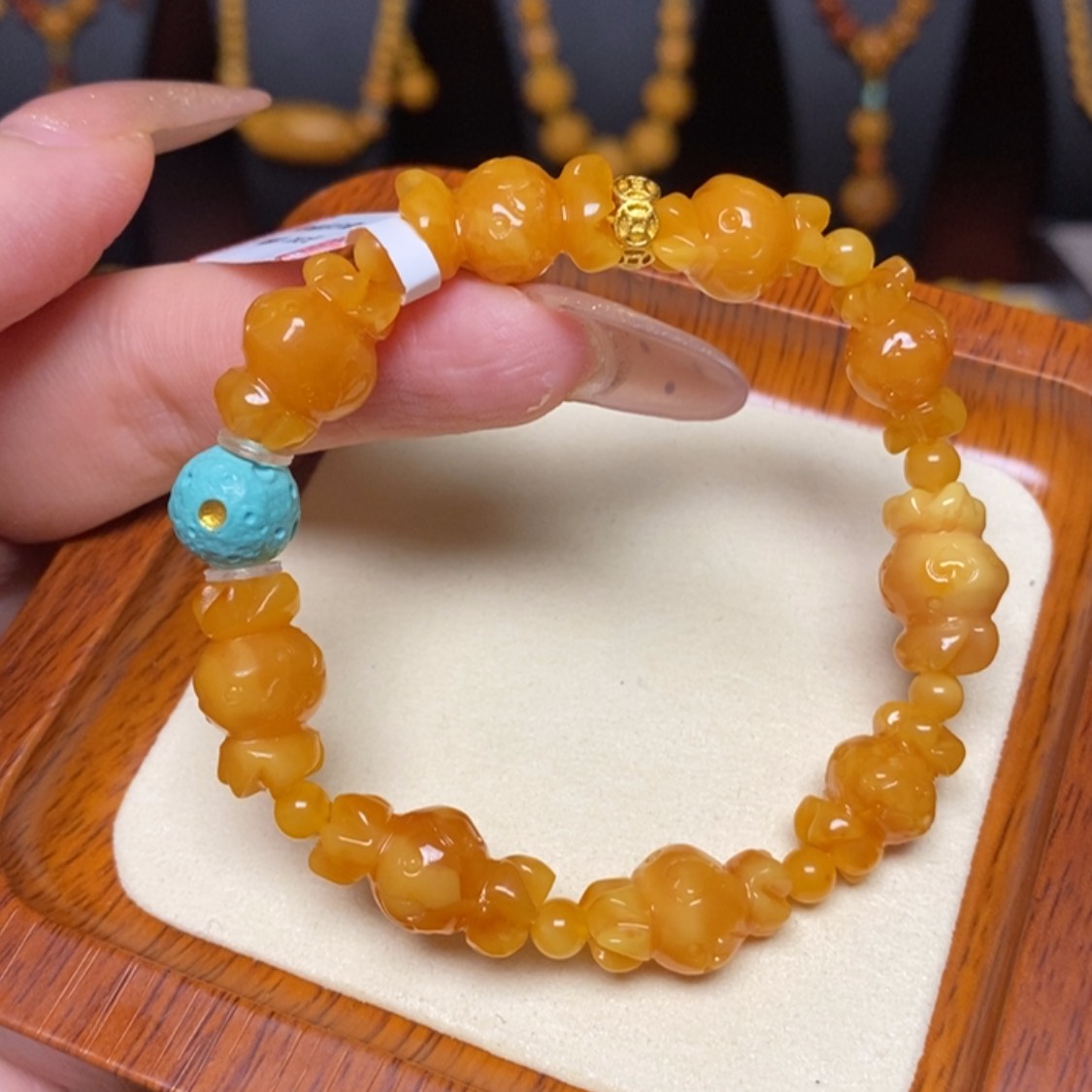 【闪购商品】蜜蜡手链未镶嵌手串