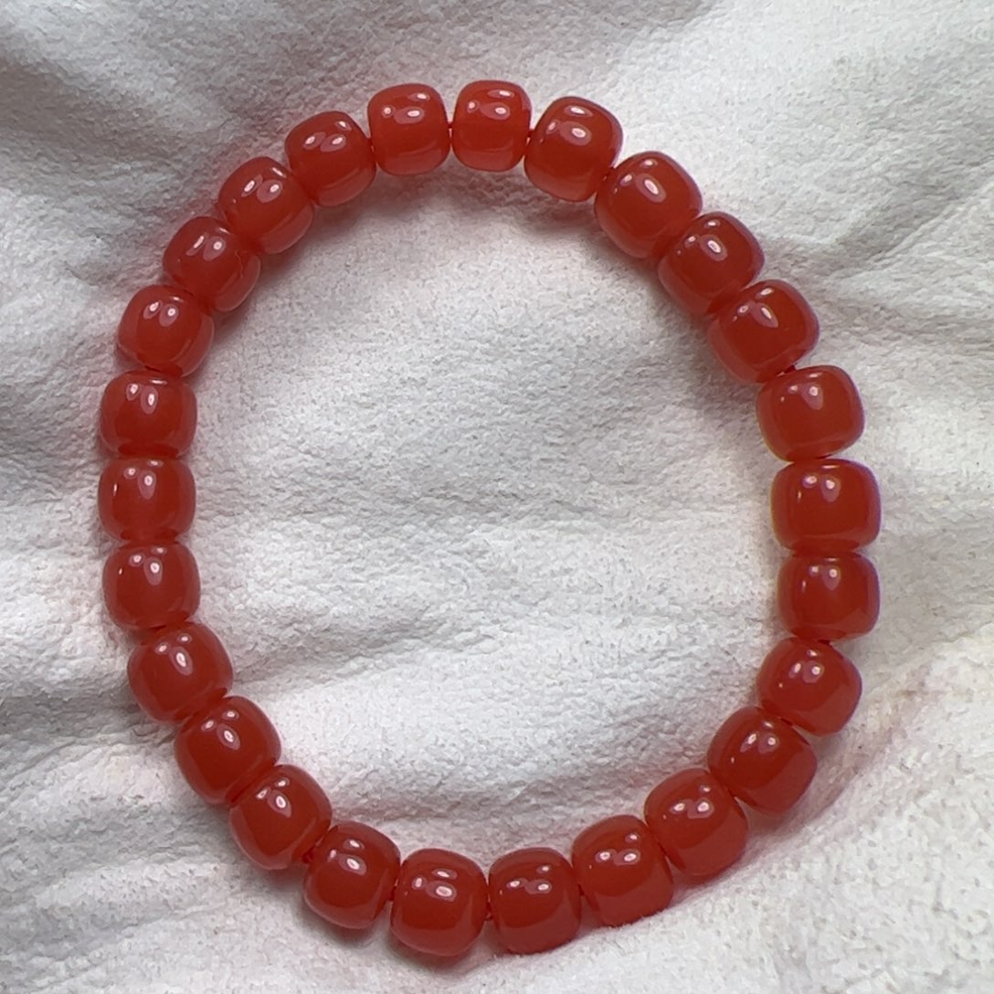 南红玛瑙手串未镶嵌