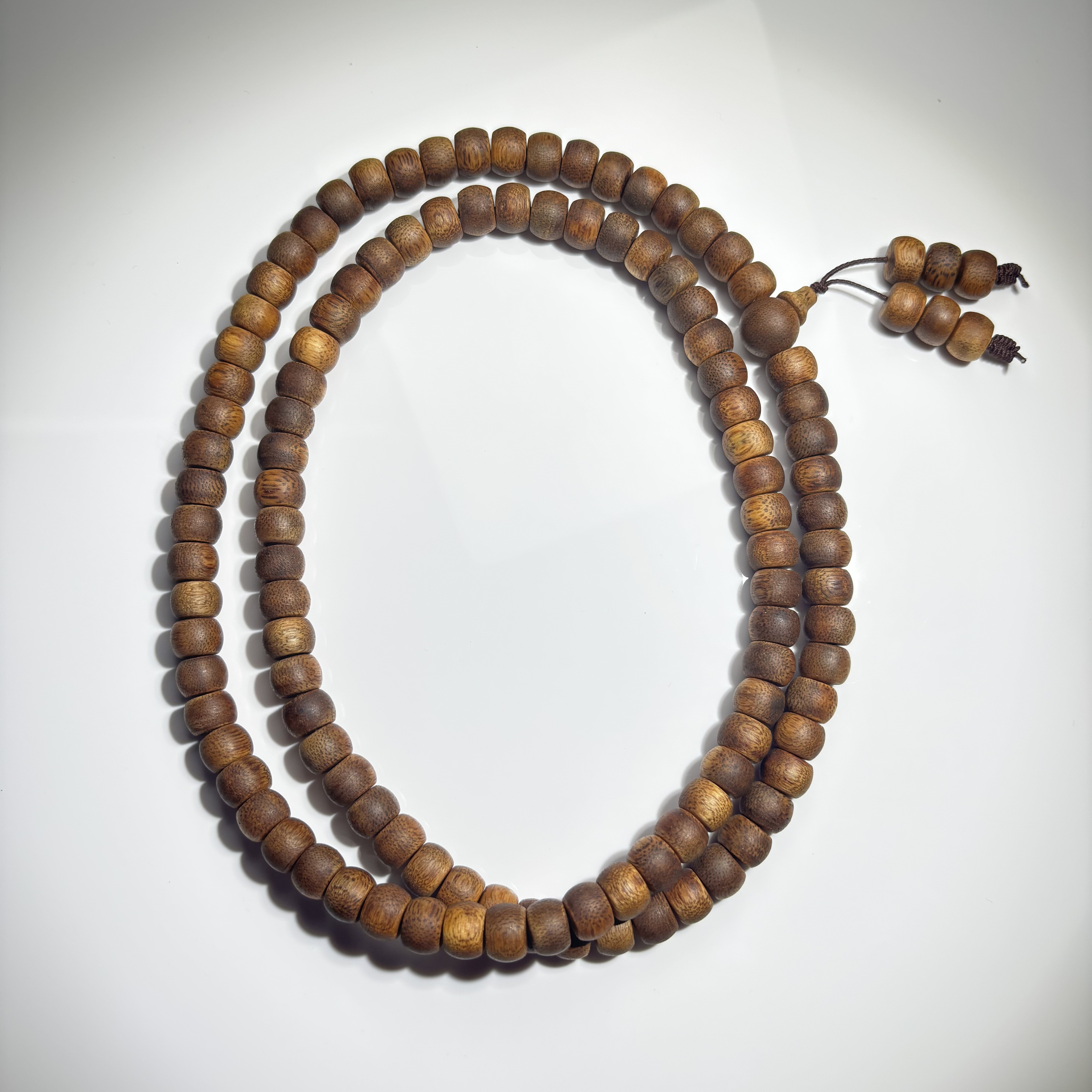 沉香DM027 沉香算盘珠项链尺寸约8mm 多样性发一件