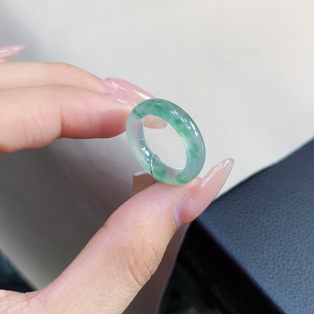 未镶嵌戒指翡翠8号