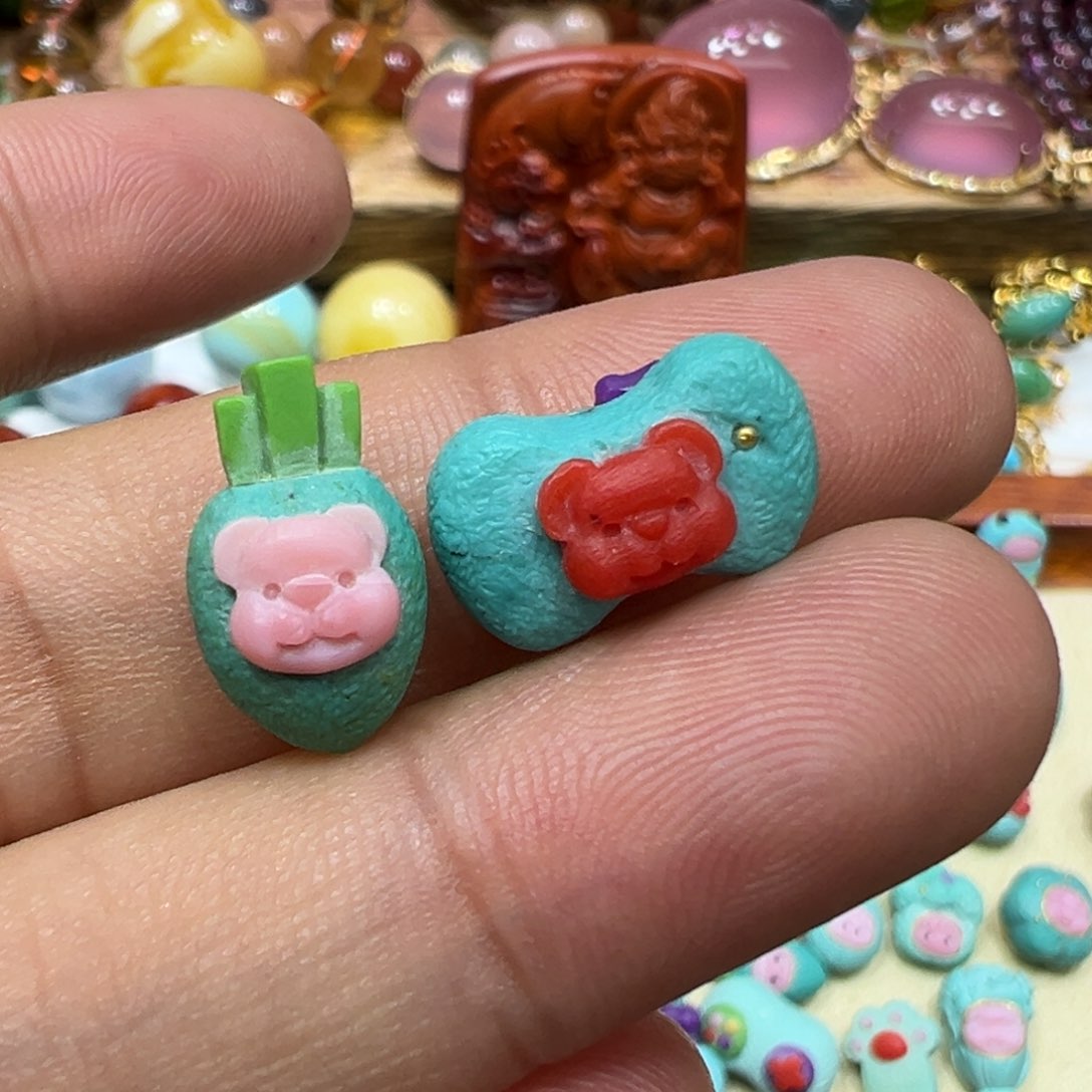 绿松石颈饰未镶嵌有*定制