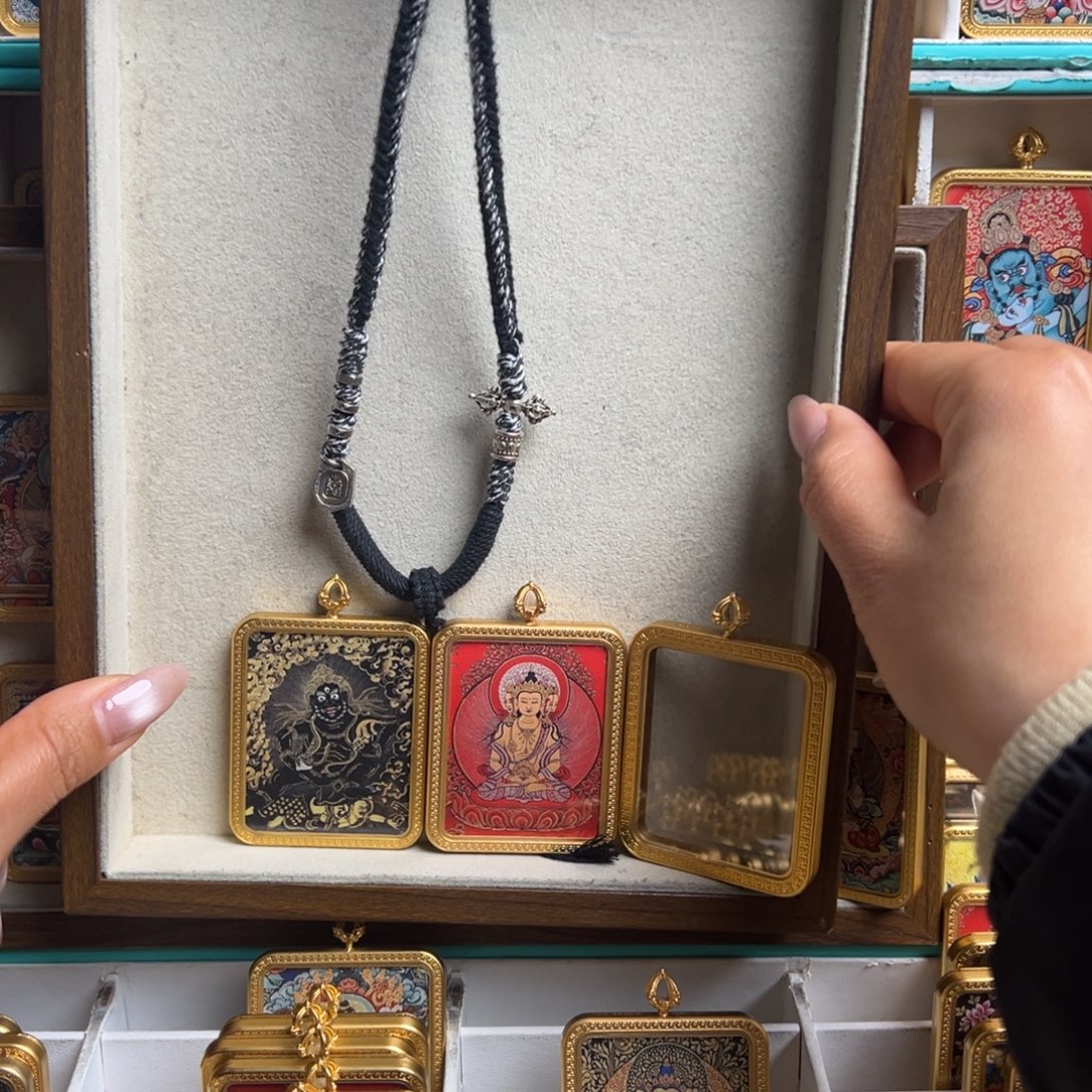 寂***袭吊坠双面定制 黑老 大日