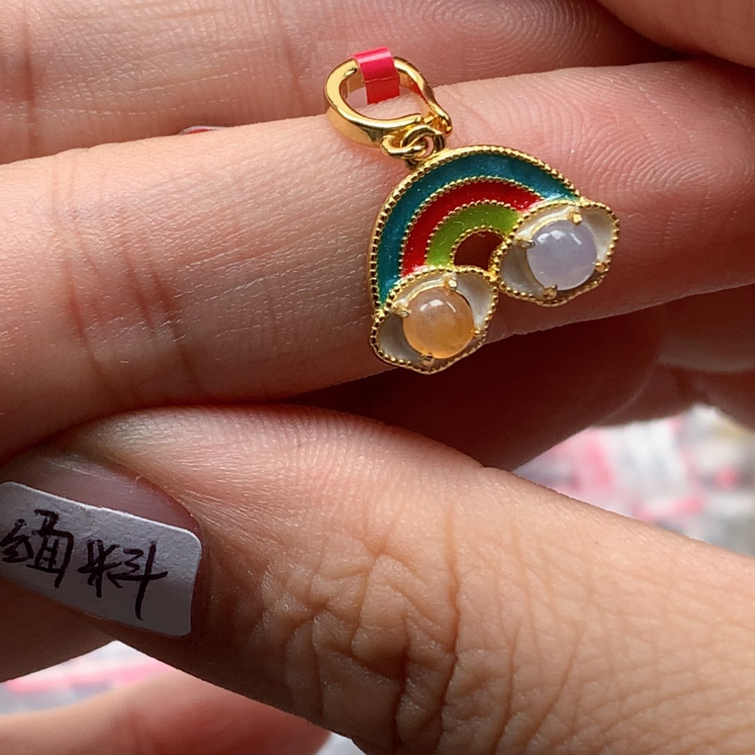 翡翠银S925镶嵌戒指天然翡翠戒指