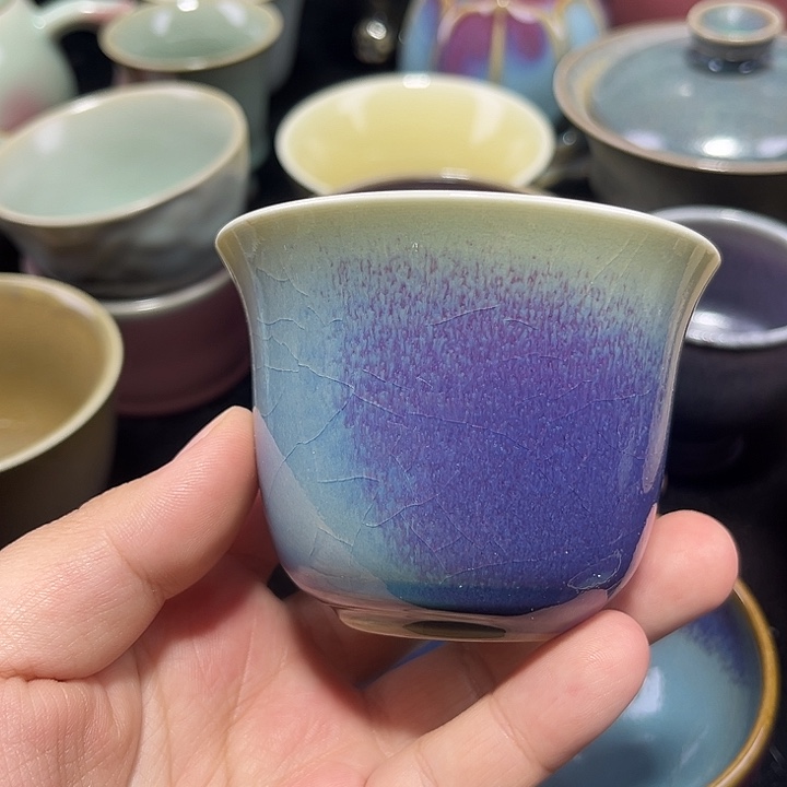 海***戨陶摆件钧窑茶器钧窑茶器