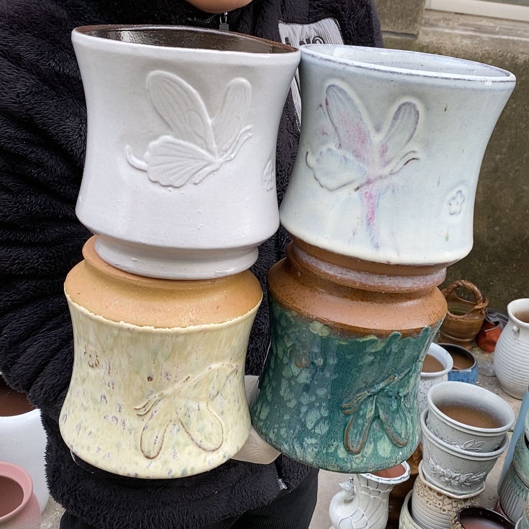 紫砂花盆正品口15高15