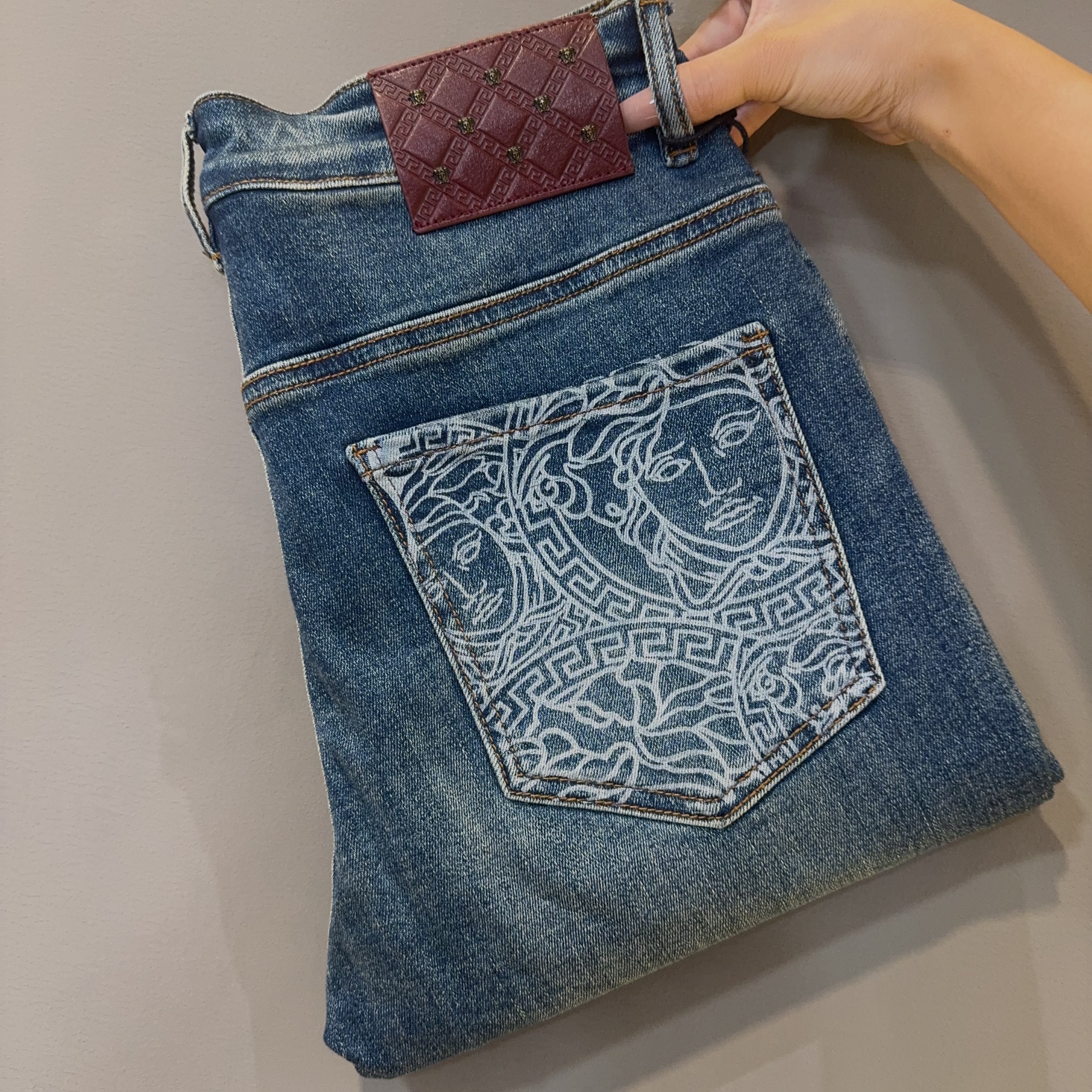 2025九分-秋冬新款男士欧潮修身小直筒-6585-九分