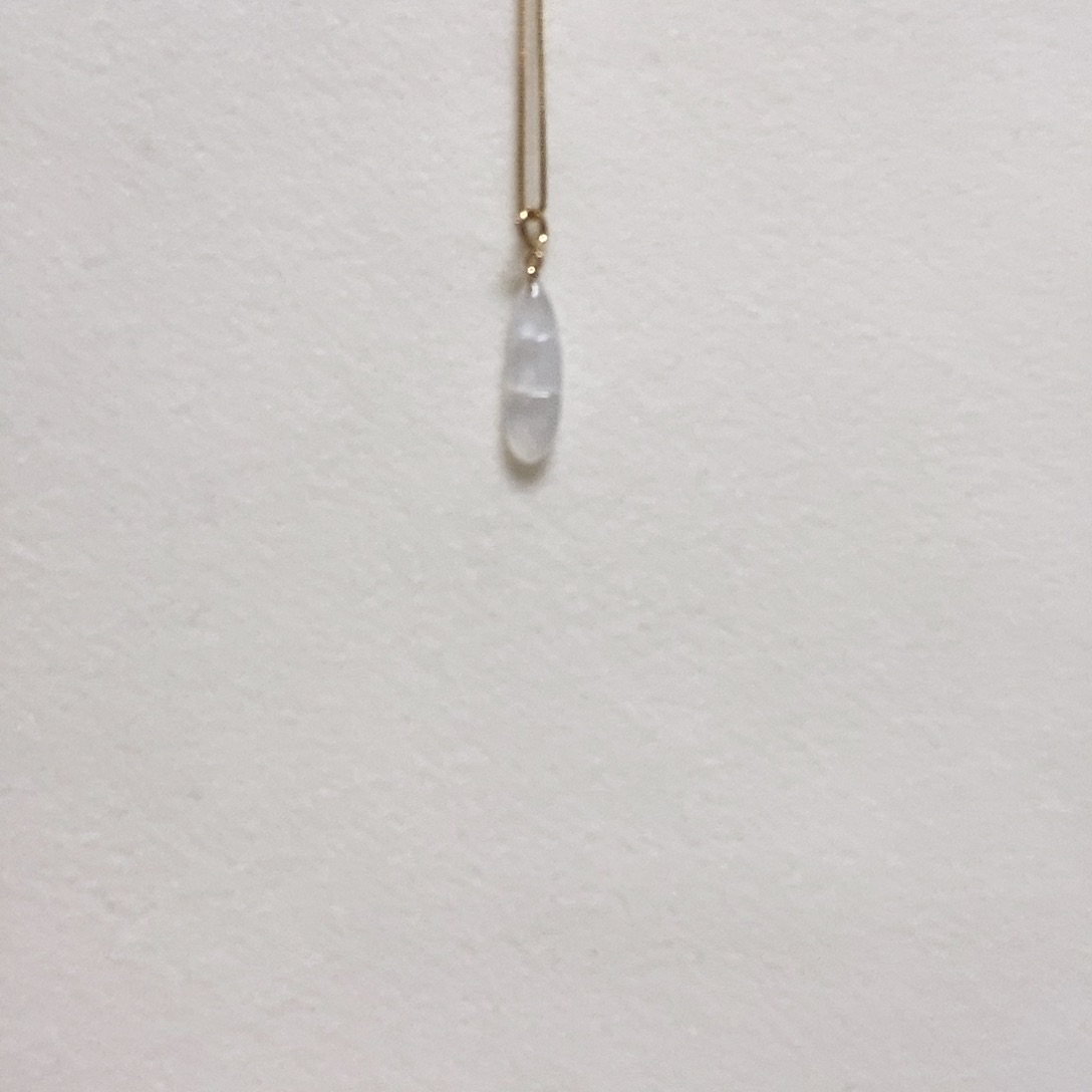 翡翠颈饰18K金镶嵌简单