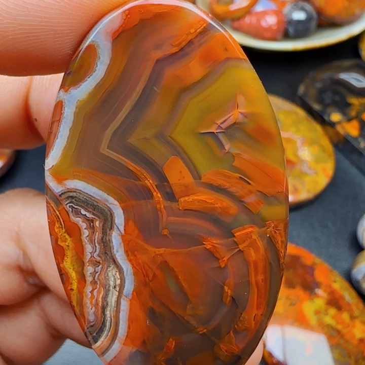 玛瑙/玉髓战国红玛瑙未镶嵌