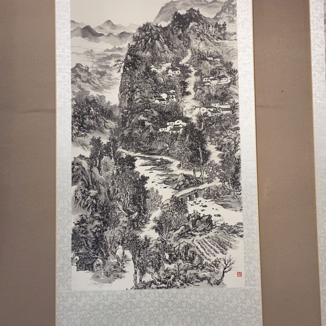 【闪购商品】国画雨**风墨鱼精品墨鱼精品