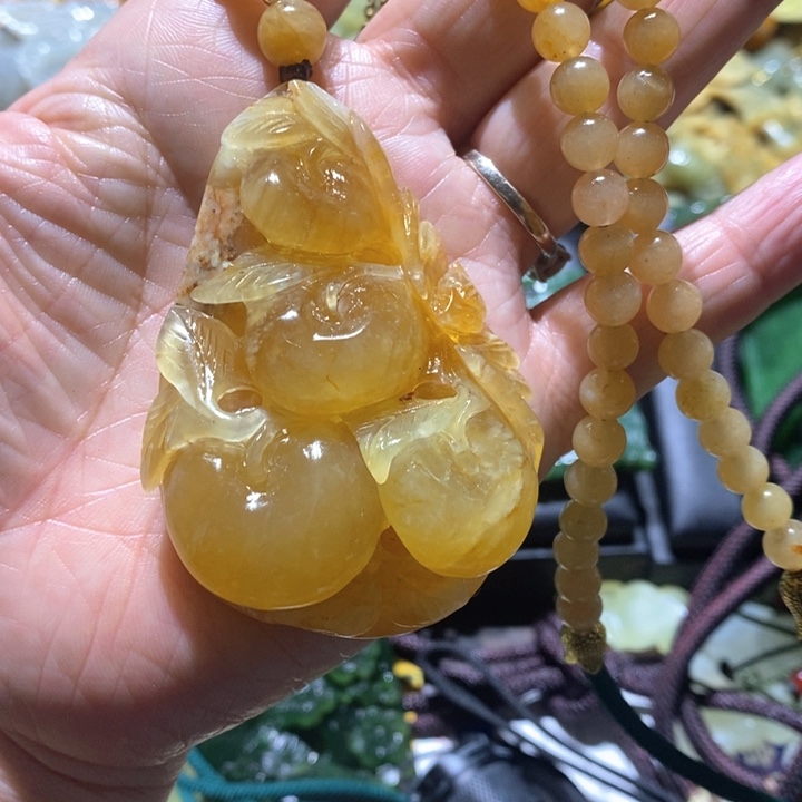 岫玉毛衣链未镶嵌