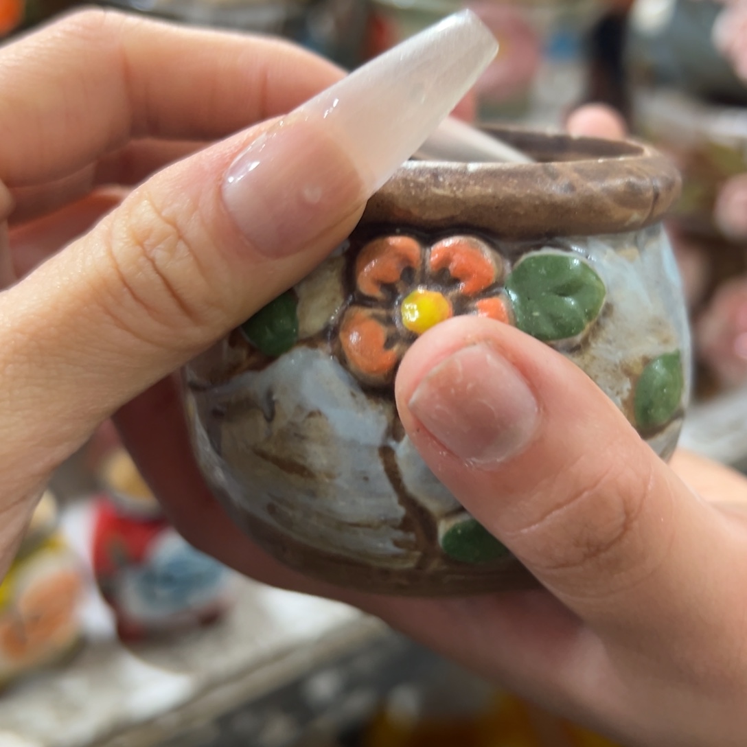 满20发秒退拉黑多肉花盆