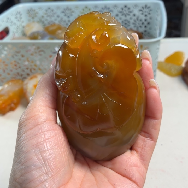 玛瑙/玉髓未镶嵌吊坠(不含链)