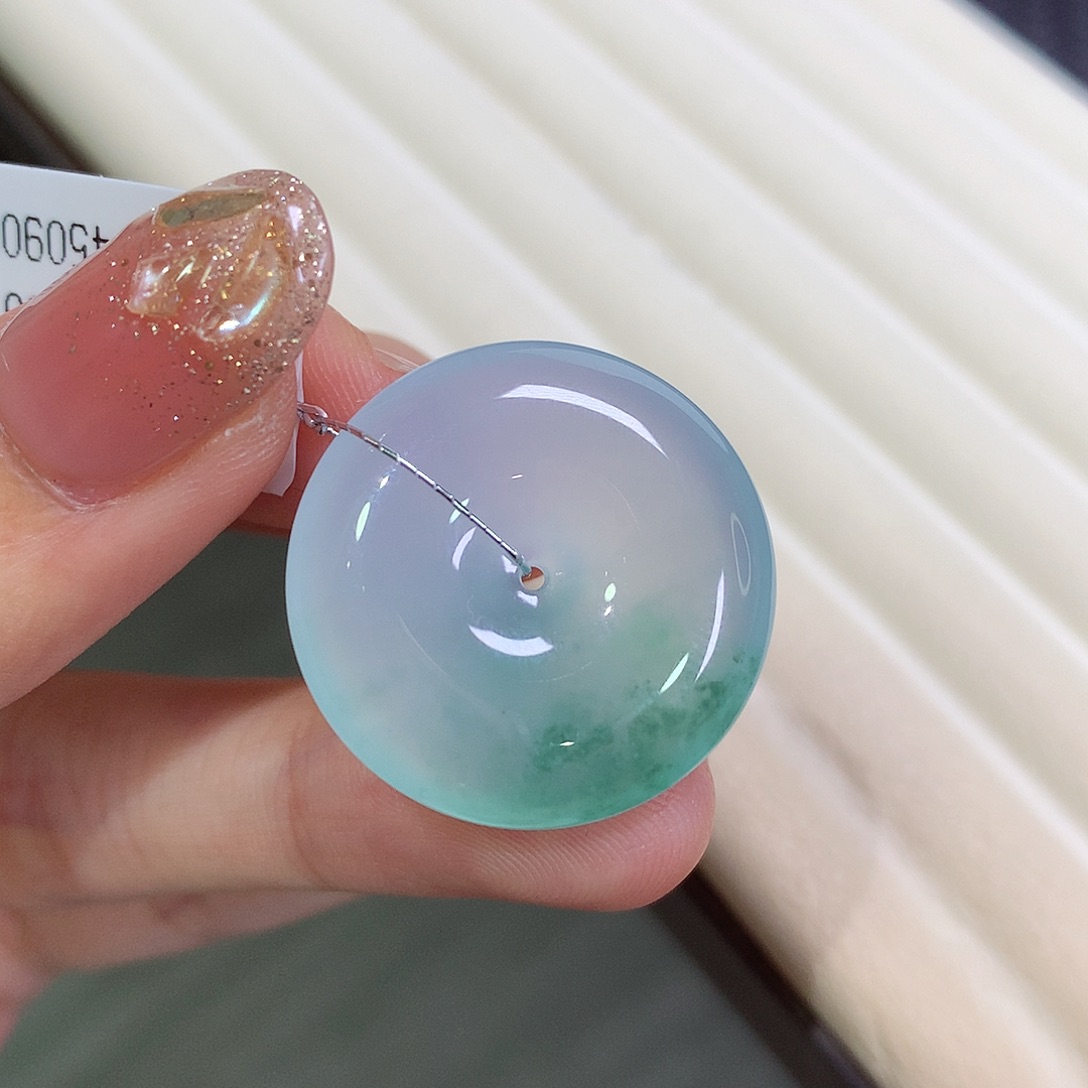翡翠未镶嵌颈饰24.5-6