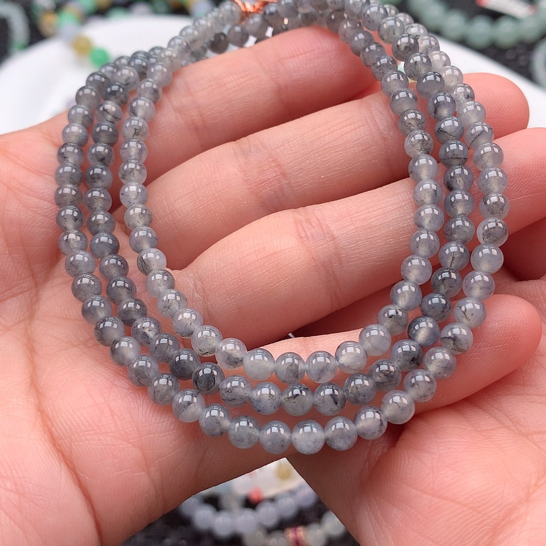 未镶嵌翡翠手链翡翠卡4,4