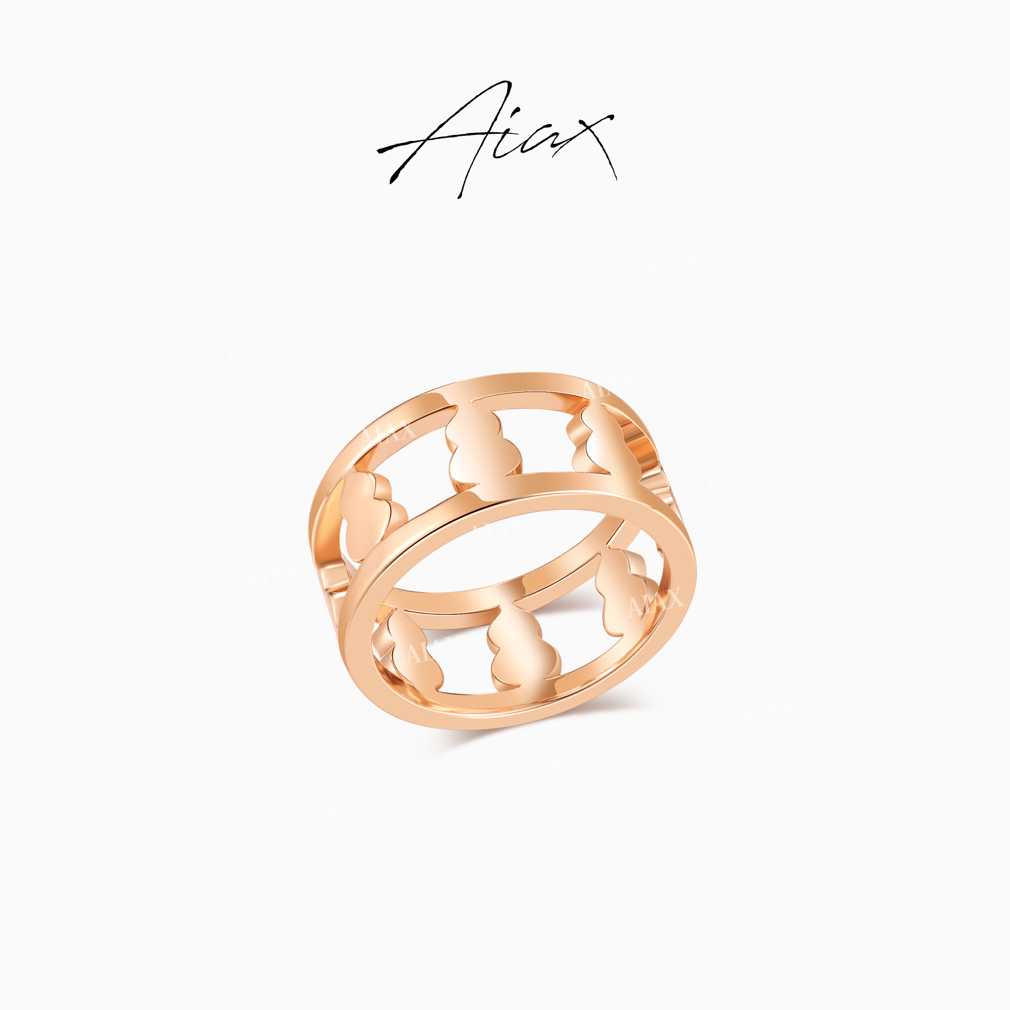 AIAX 秋上新【福禄环绕】百搭饰品轻奢小众高级感葫芦戒指TSS7892