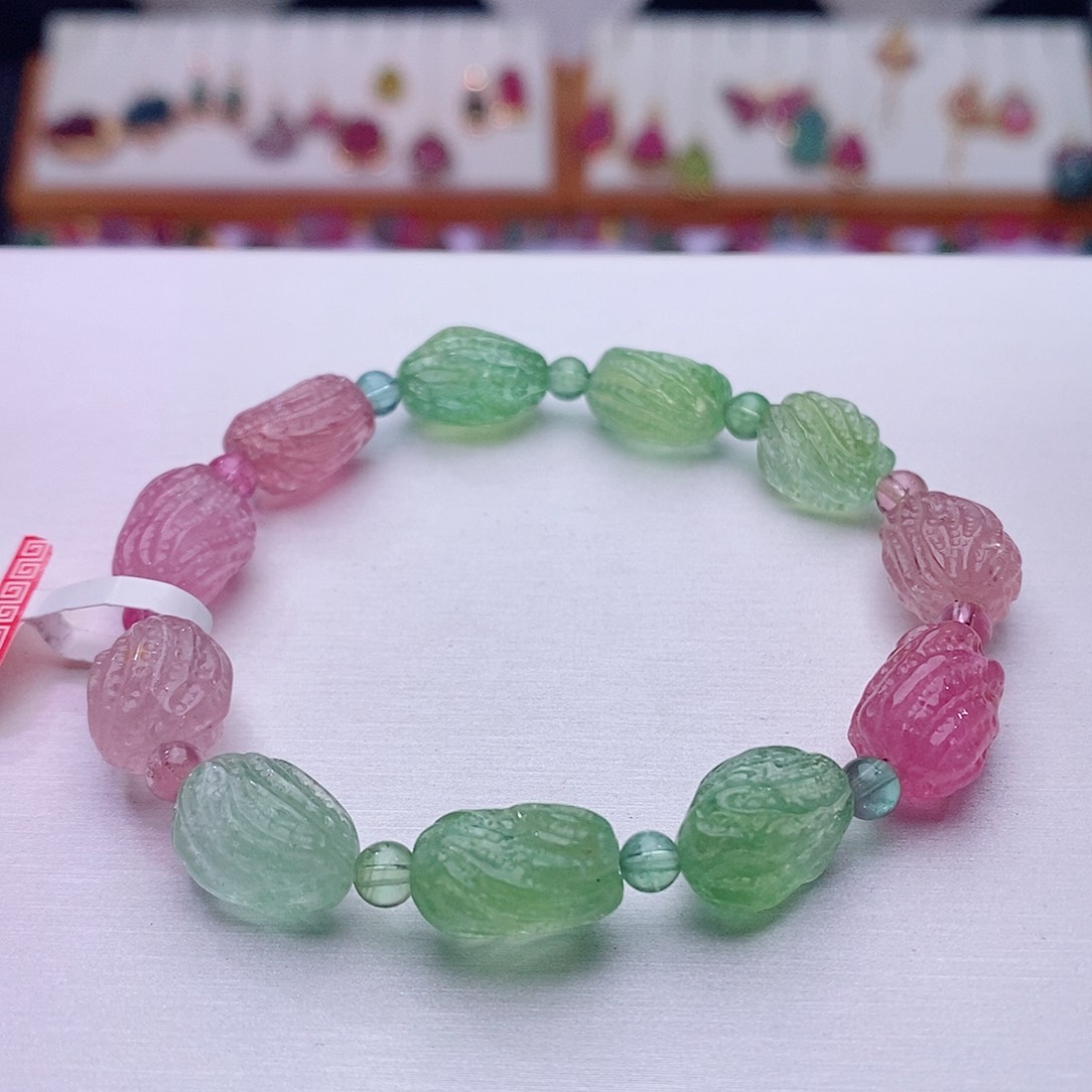 碧玺手链未镶嵌碧玺手链