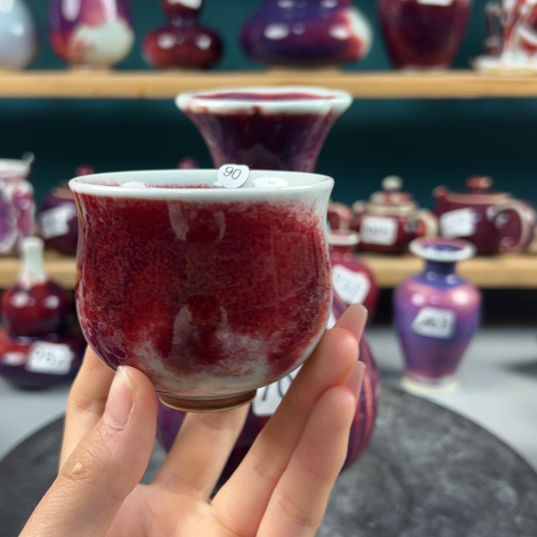 瓷片全品无暇主人杯