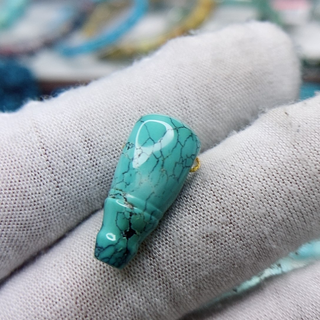 绿松石珠宝奇石未镶嵌