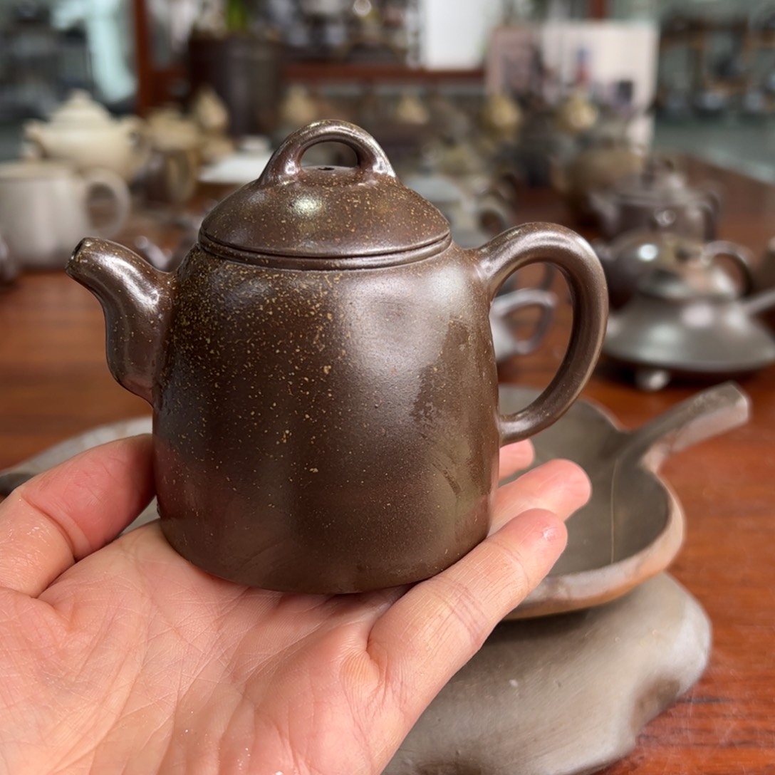 贵台龙窑柴烧茶壶A16