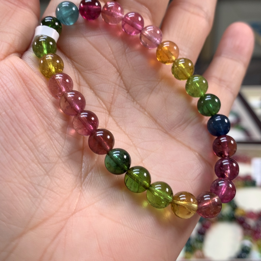 未镶嵌碧玺手链7.5左右