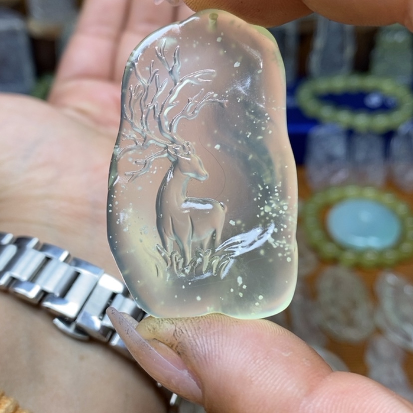 【闪购商品】蛇纹石玉颈饰未镶嵌