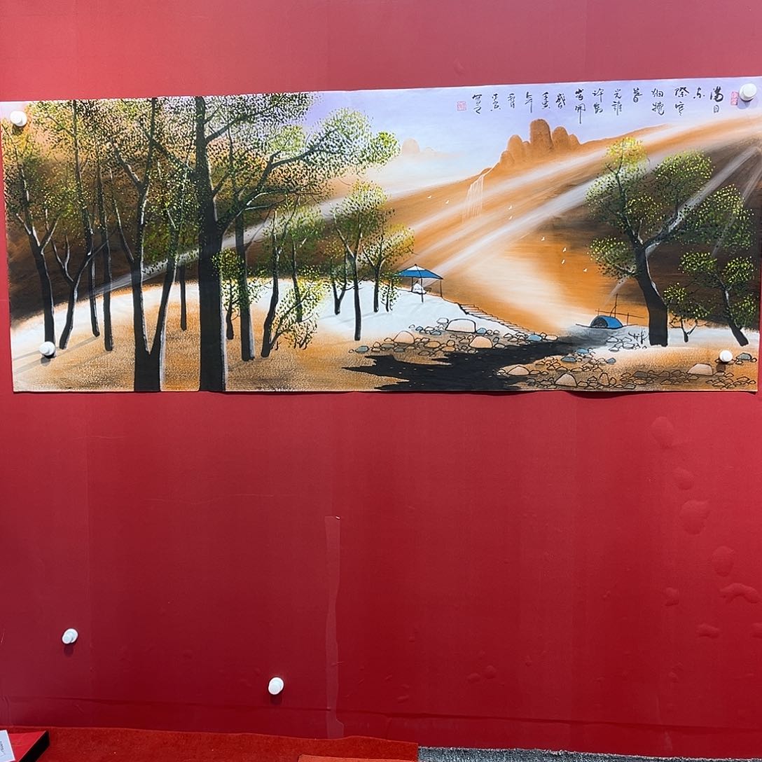 国画手绘国画作品