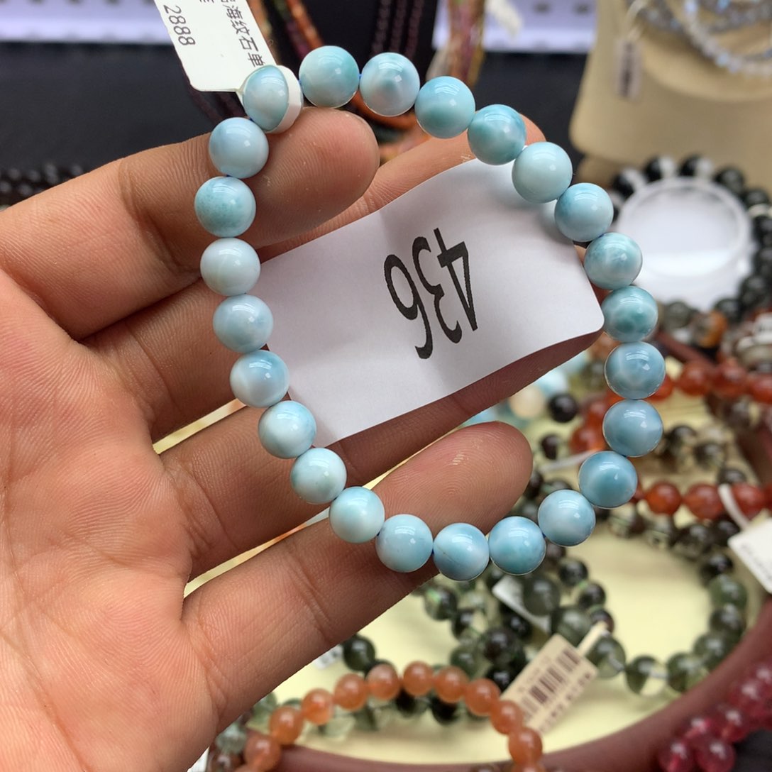 【闪购商品】针钠钙石（海纹石）手链未镶嵌手链