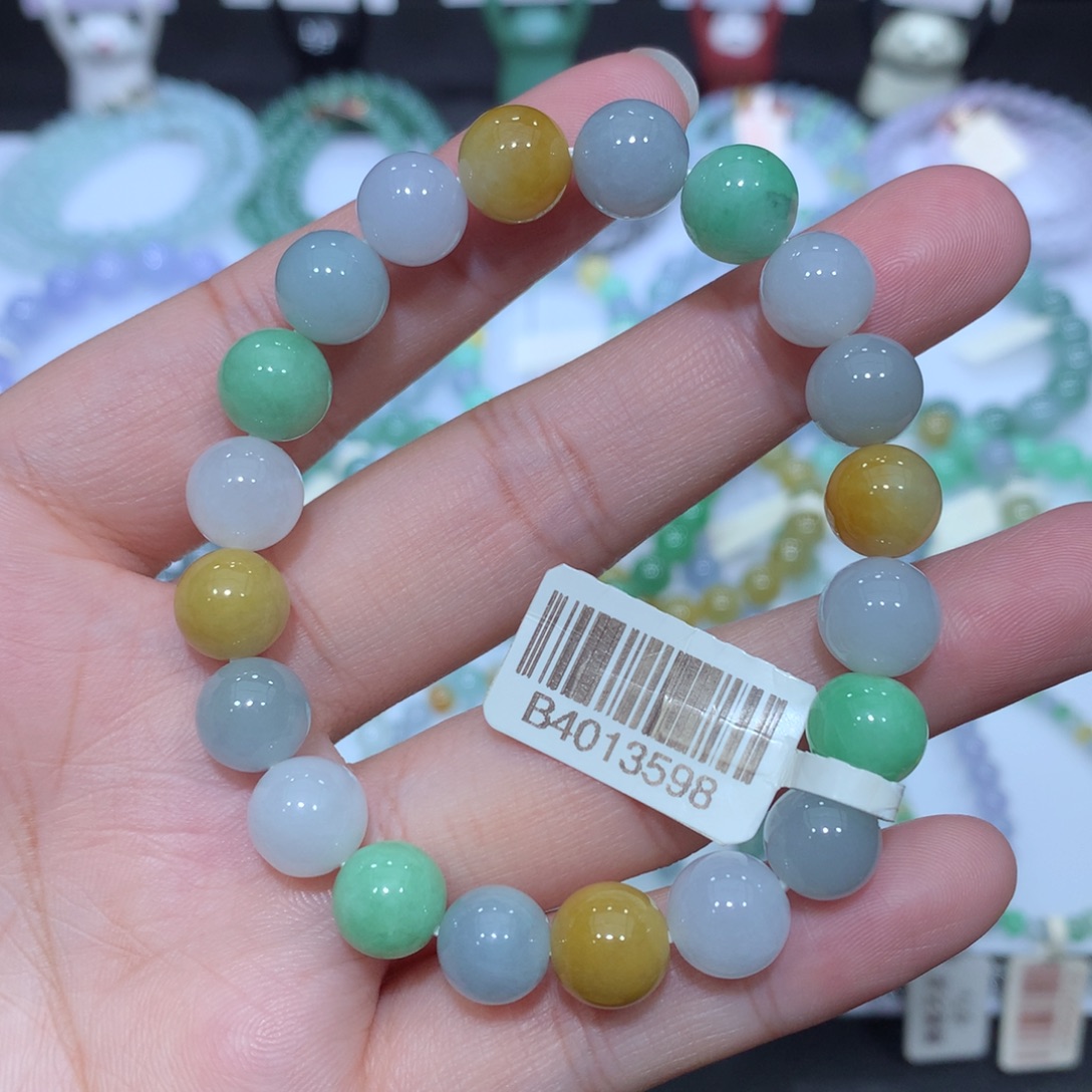 翡翠未镶嵌手串天然