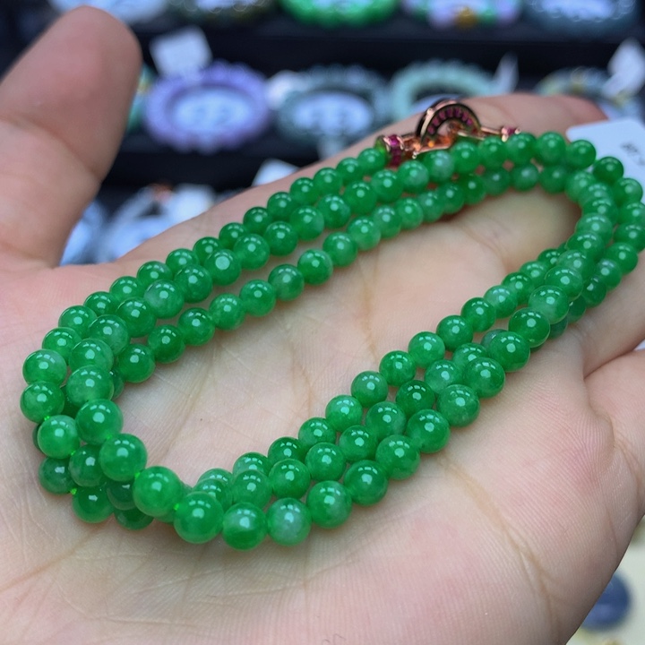 翡翠手链未镶嵌玉**木翡翠