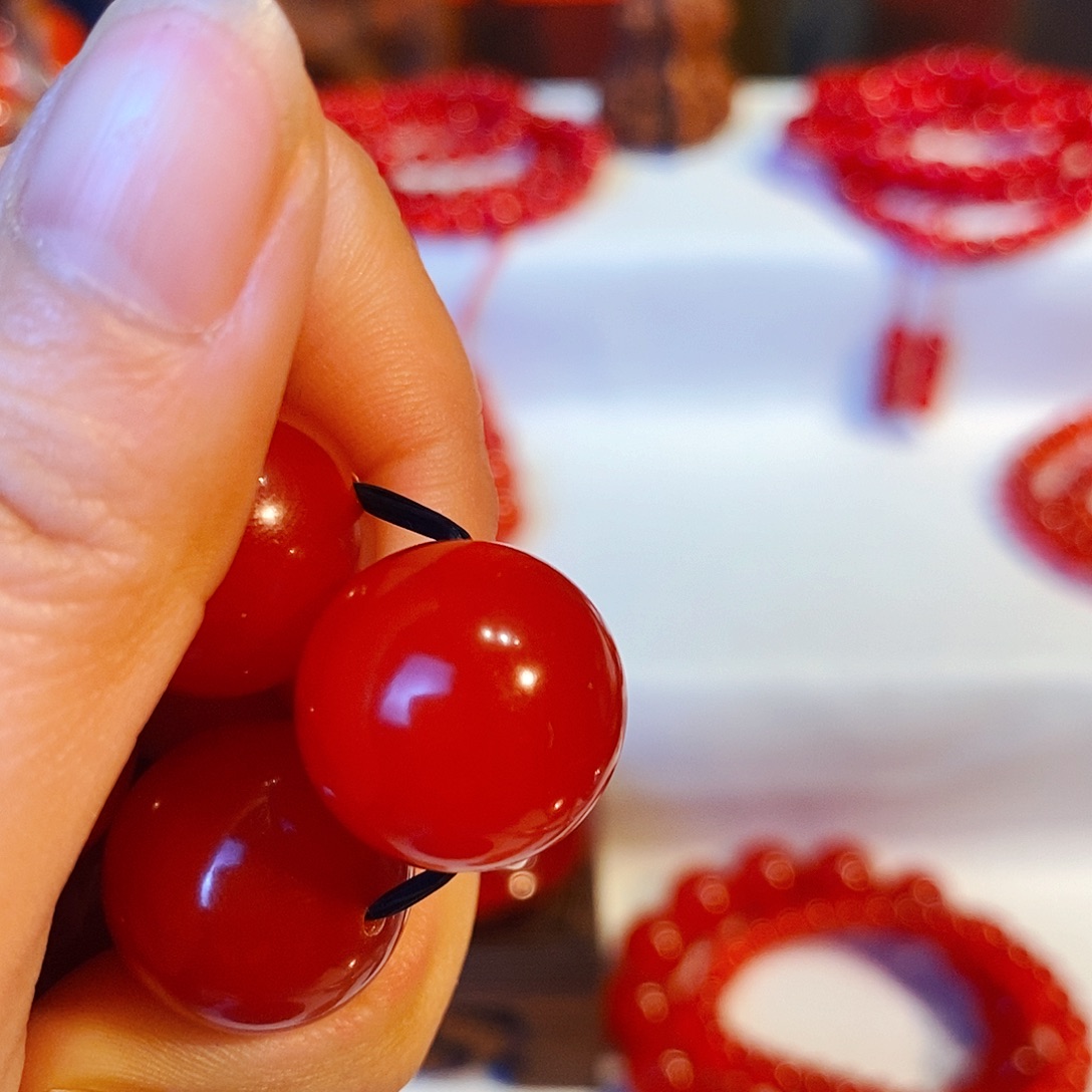 高端定制手串手链1.8规格单株红色
