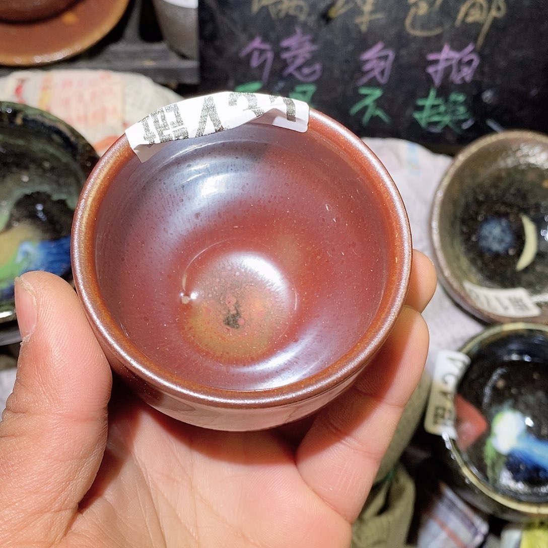 茶盏微瑕建盏主人杯子