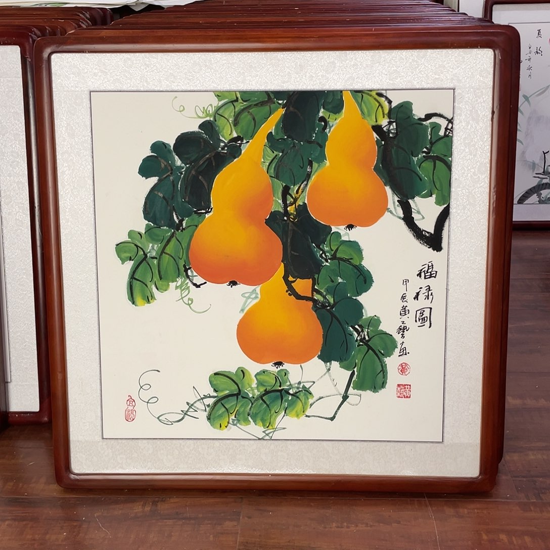 国画带框尺寸63*63厘米