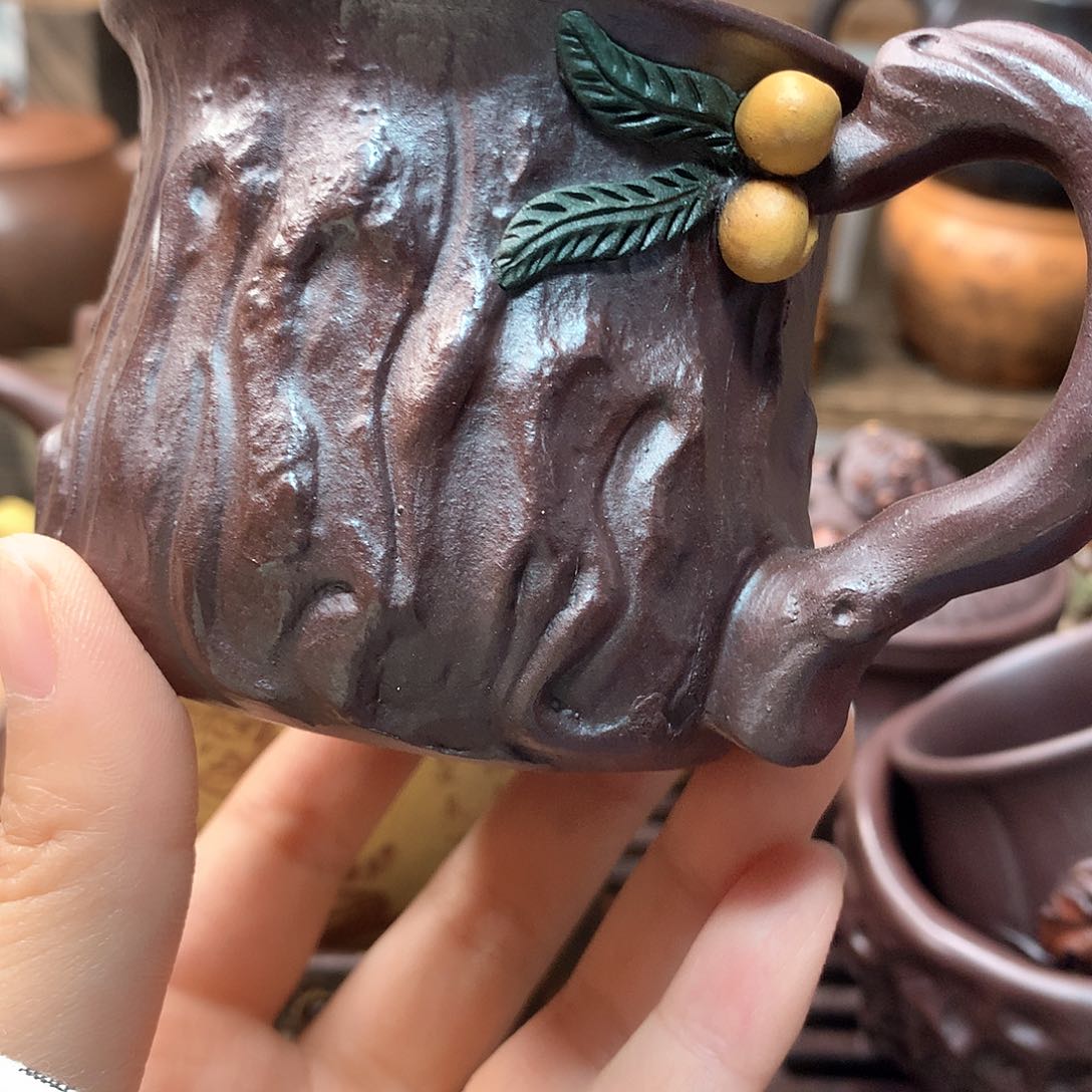 紫砂茶杯宜兴紫砂杯