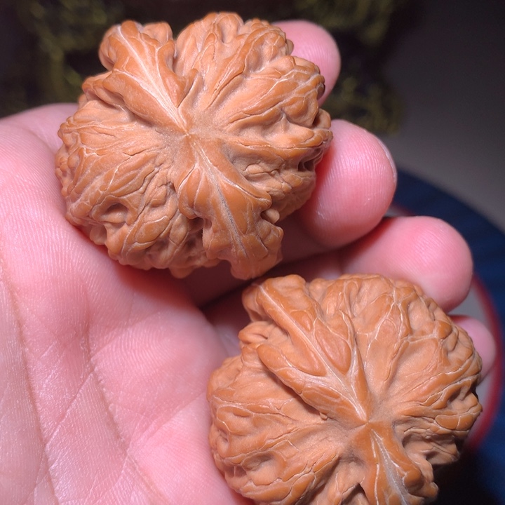 吊坠文玩核桃红锦鲤40
