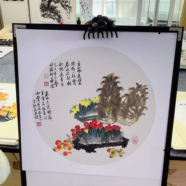 国画张圣敏先生纯手绘作品