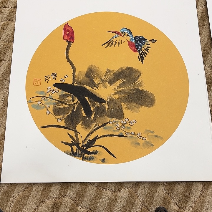 国画花鸟等多种鸟类的栖息地和栖息地