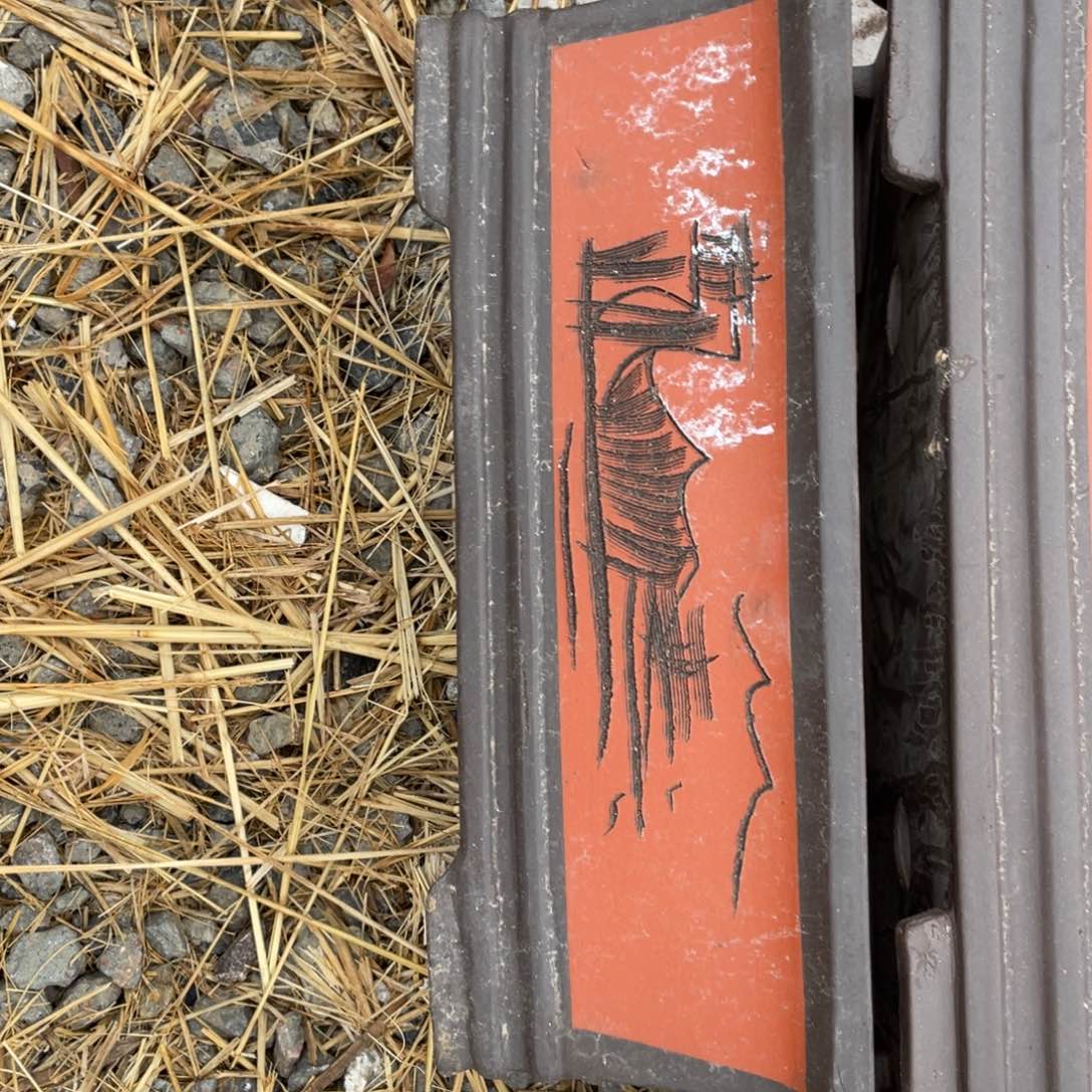 紫砂50cm 条盆 红面 俩支