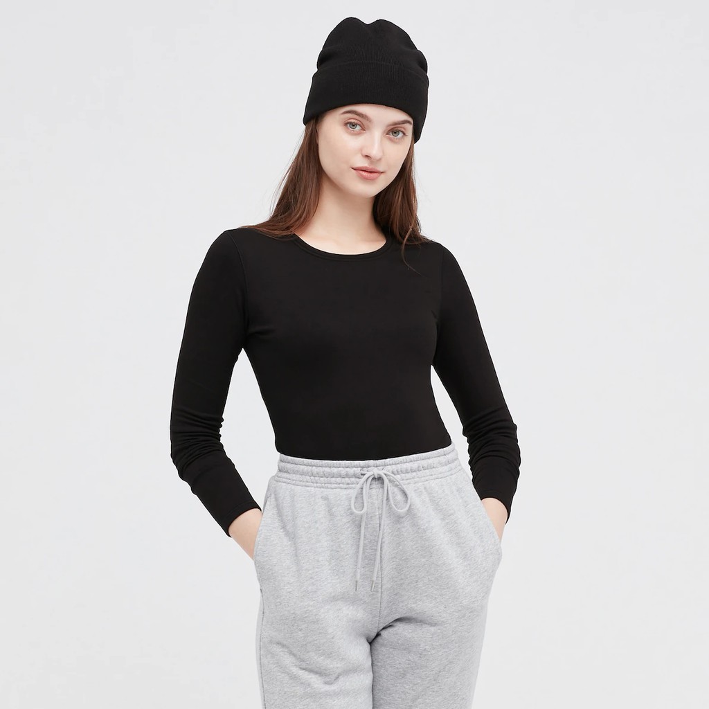 女装 保暖长袖T恤 高舒暖保暖圆领发热内衣0399