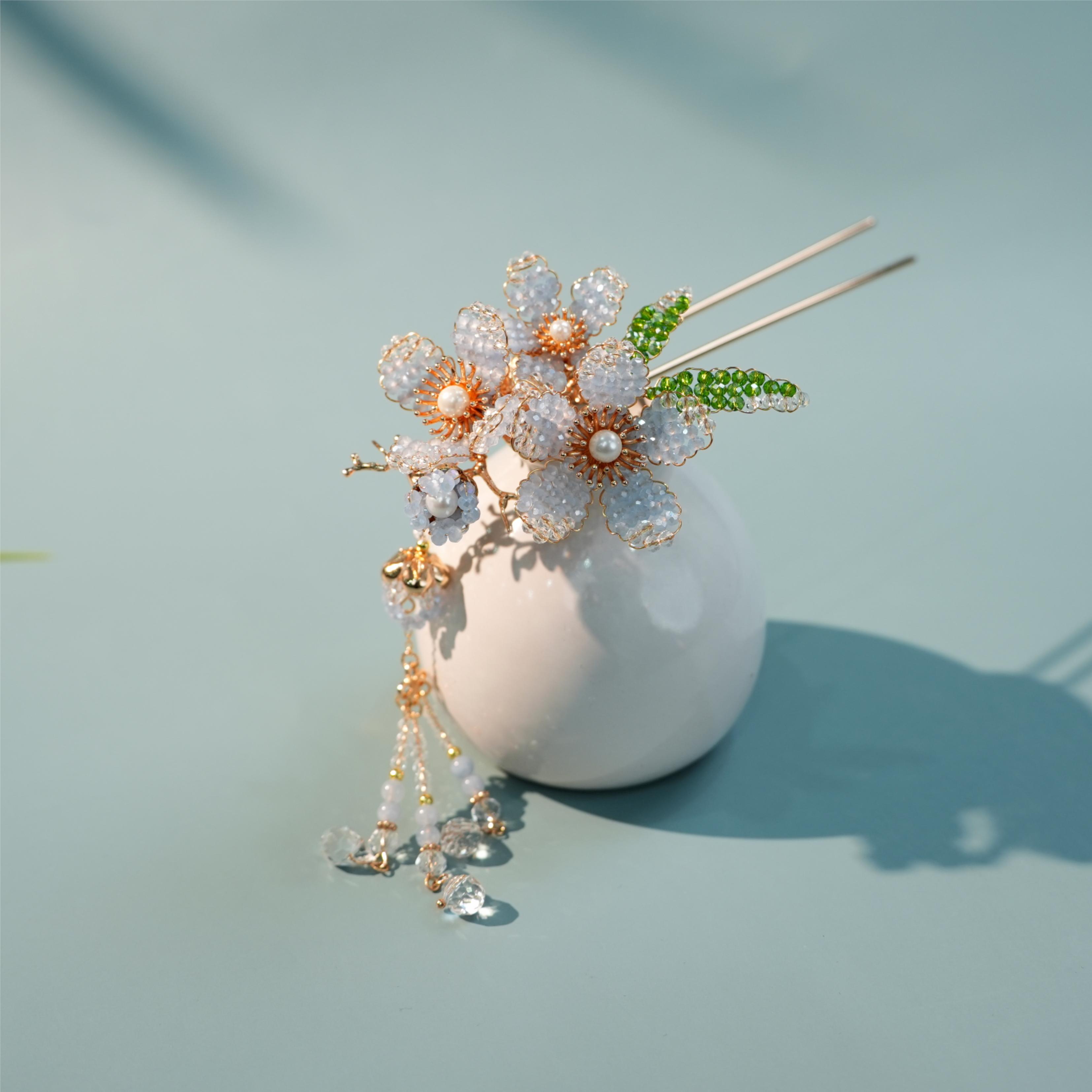 古悦倾城【槿初发钗】古风汉服发饰