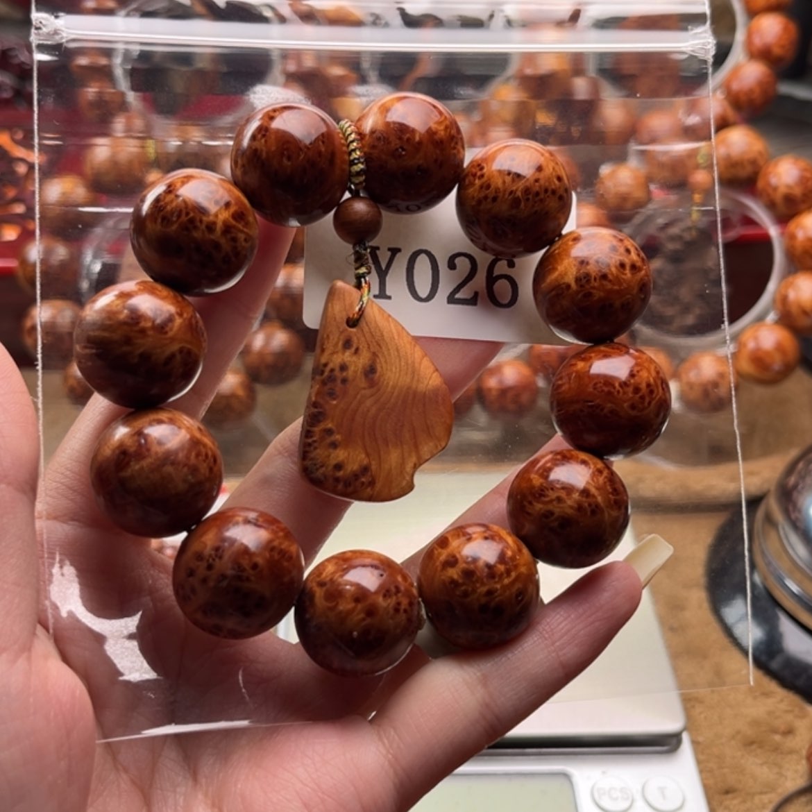 【闪购商品】柏木（崖柏）手串/手链20金刚骨料