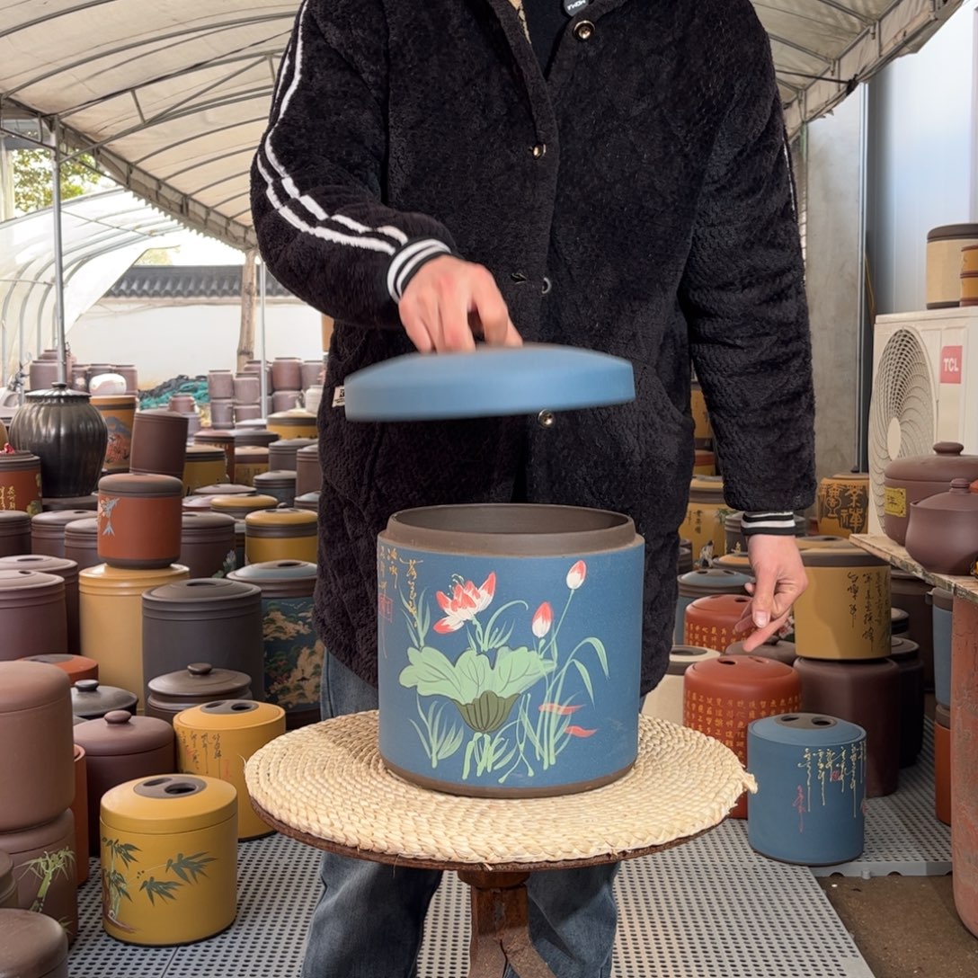 紫砂茶叶罐8 饼茶叶罐