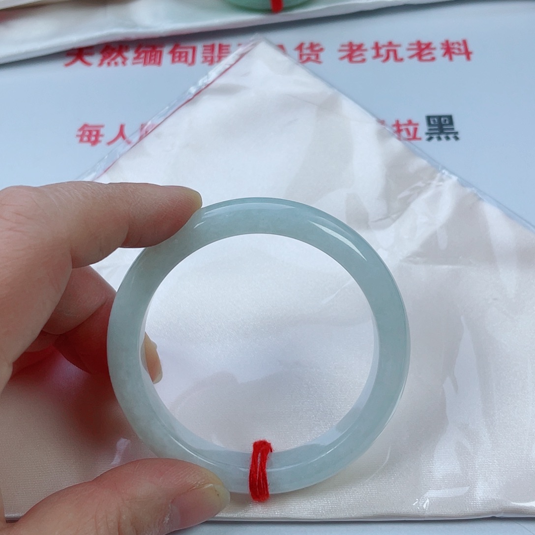 翡翠未镶嵌手镯天然翡翠手镯54