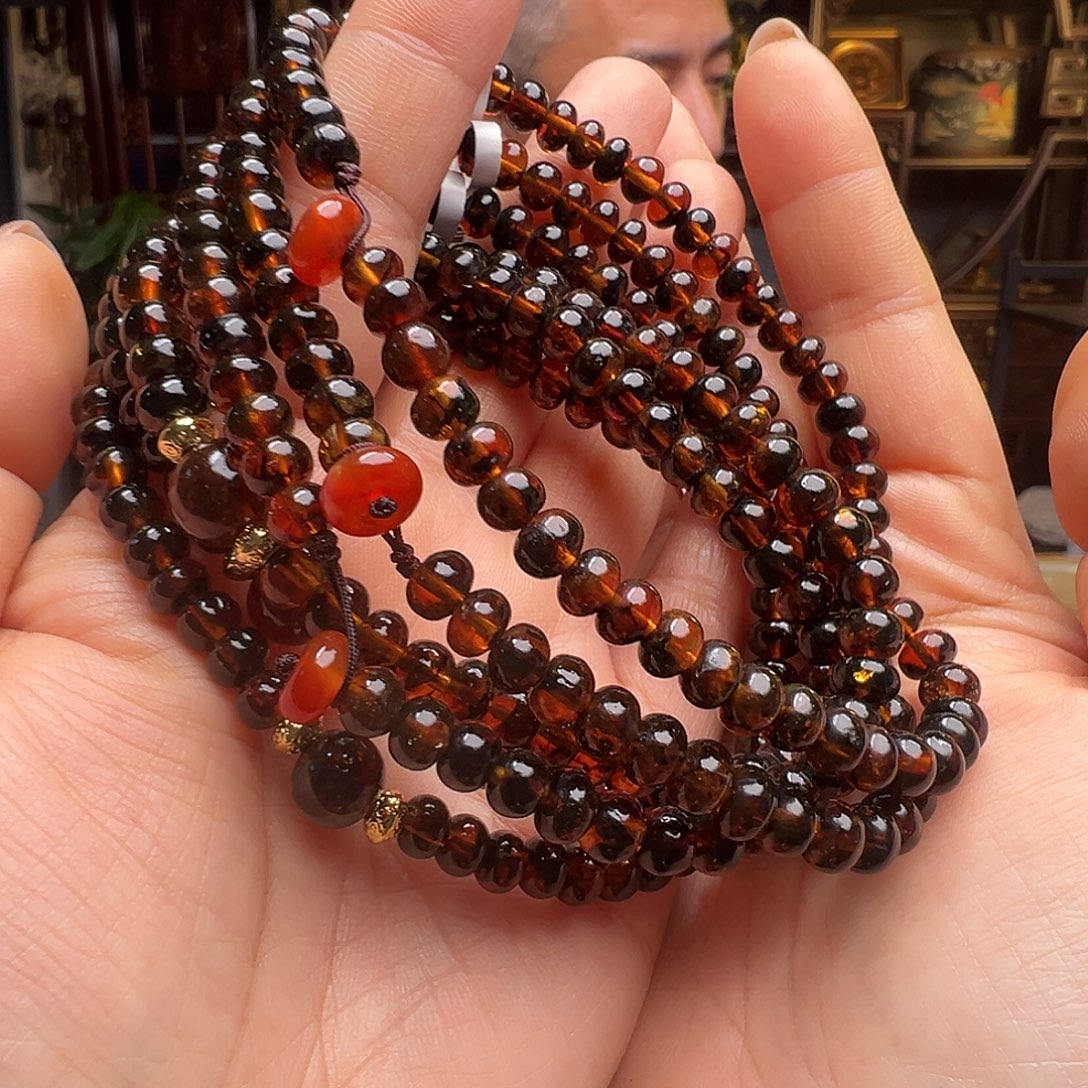 琥珀未镶嵌裸石抚顺琥珀30309六多样性发其一